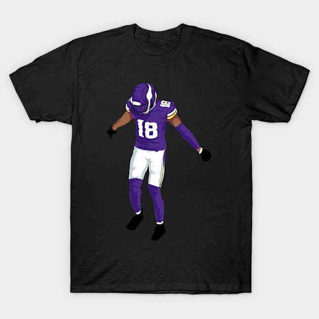 justin jefferson griddy T-Shirt by Qrstore